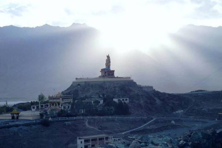 Diskit monastery in Ladakh