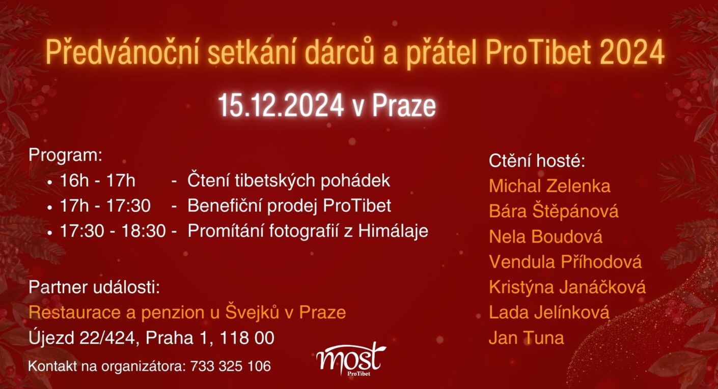 Setkání dárců ProTibet v Praze